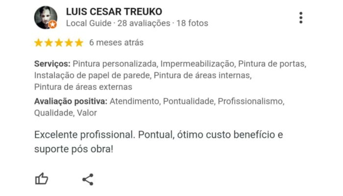 Pintura de parede em são josé